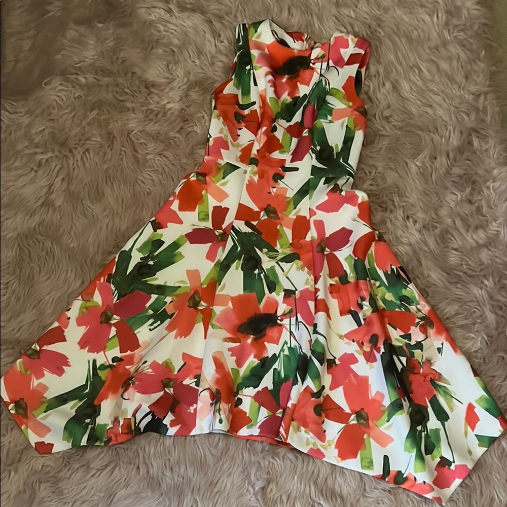 DKNY Multicolor Floral Dress